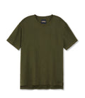 Crewneck Knit Tee (Dark Olive)