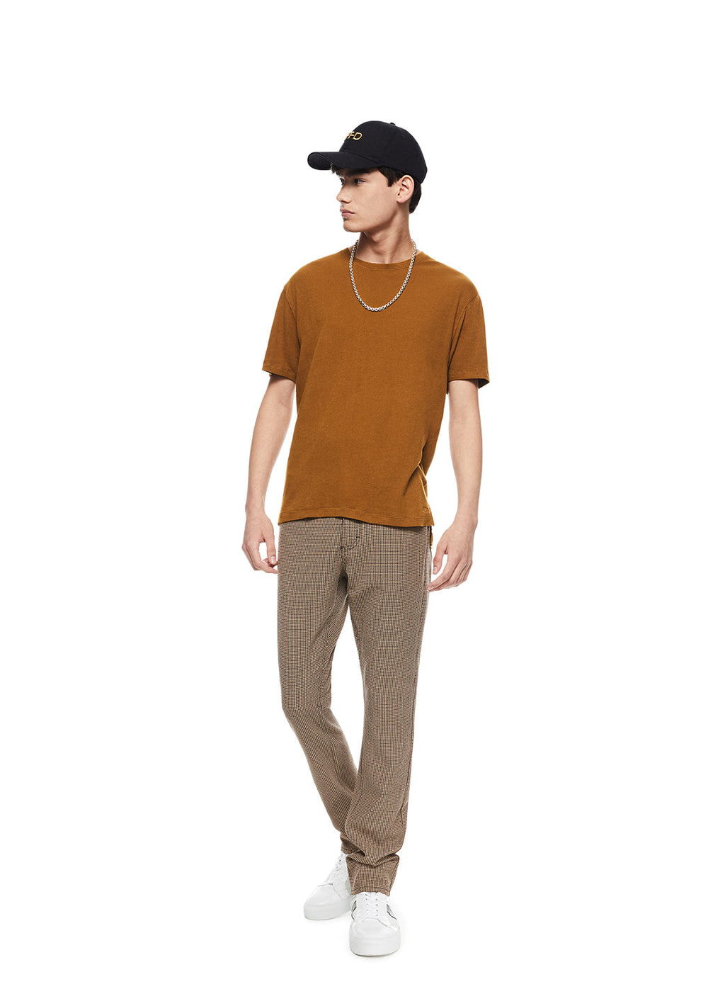 Crewneck Knit Tee (Copper)