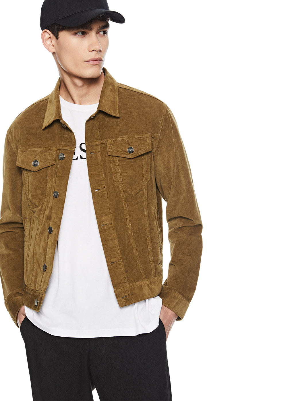 Stretch Velvet Jean Jacket