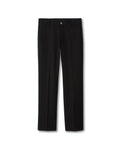 Linen Blend Easy Fit Pant (Black)