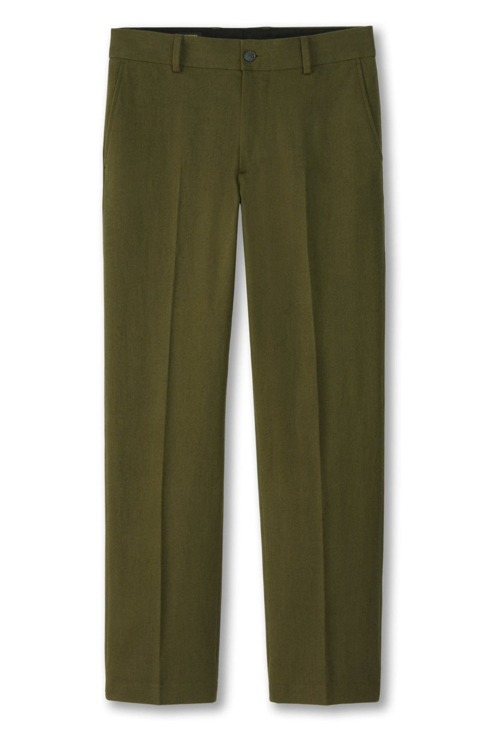 Linen Blend Easy Fit Pant (Dark Fatigue)