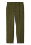 Linen Blend Easy Fit Pant (Dark Fatigue)