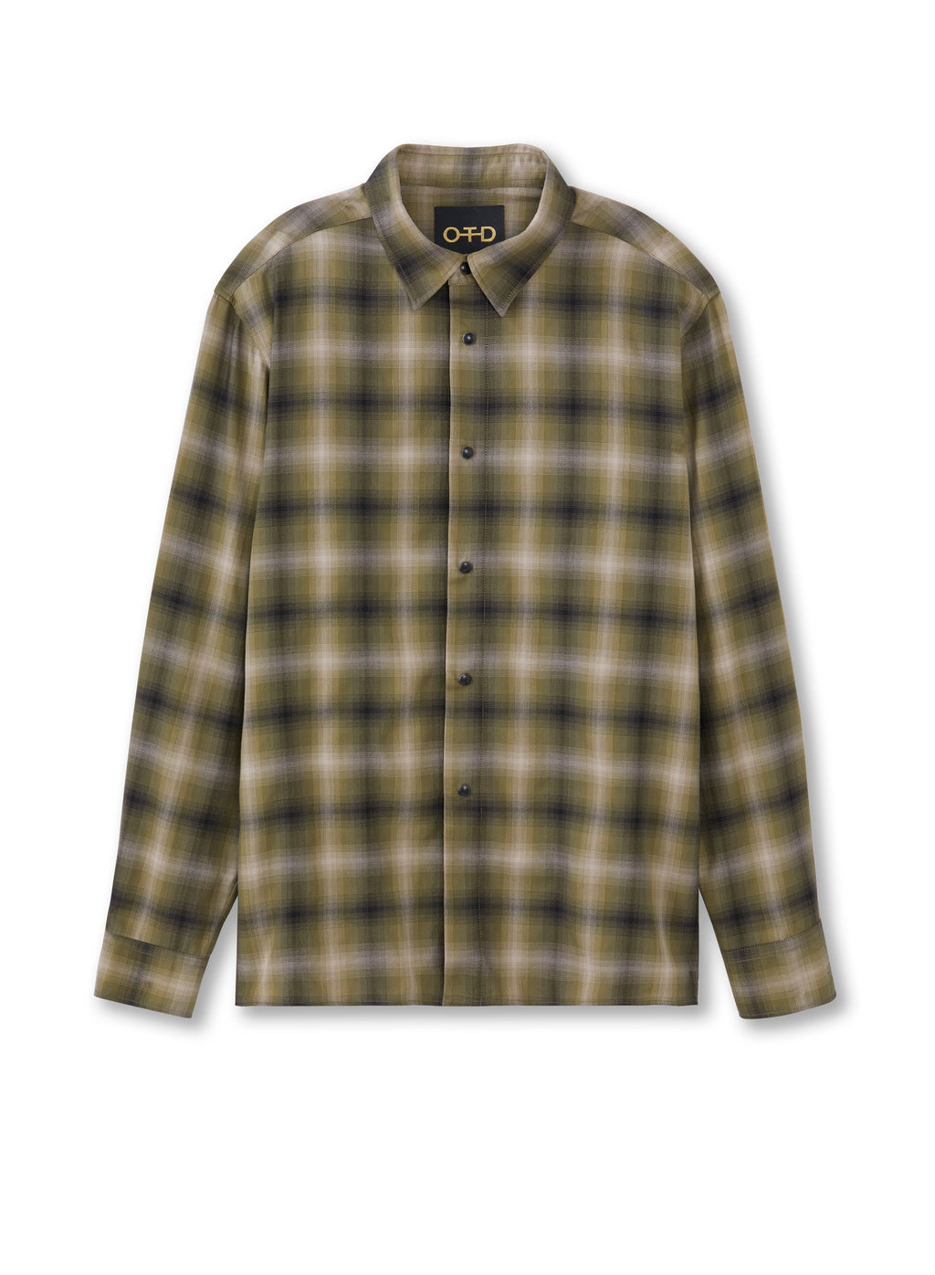 Checked Snap Button Shirt