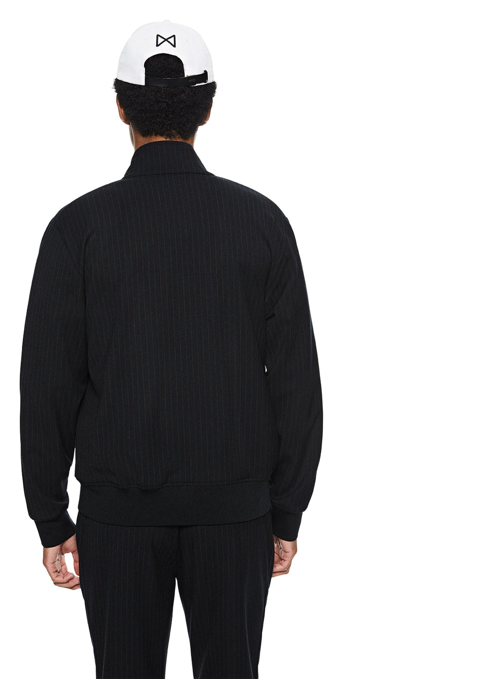 Pinstripe Track Jacket