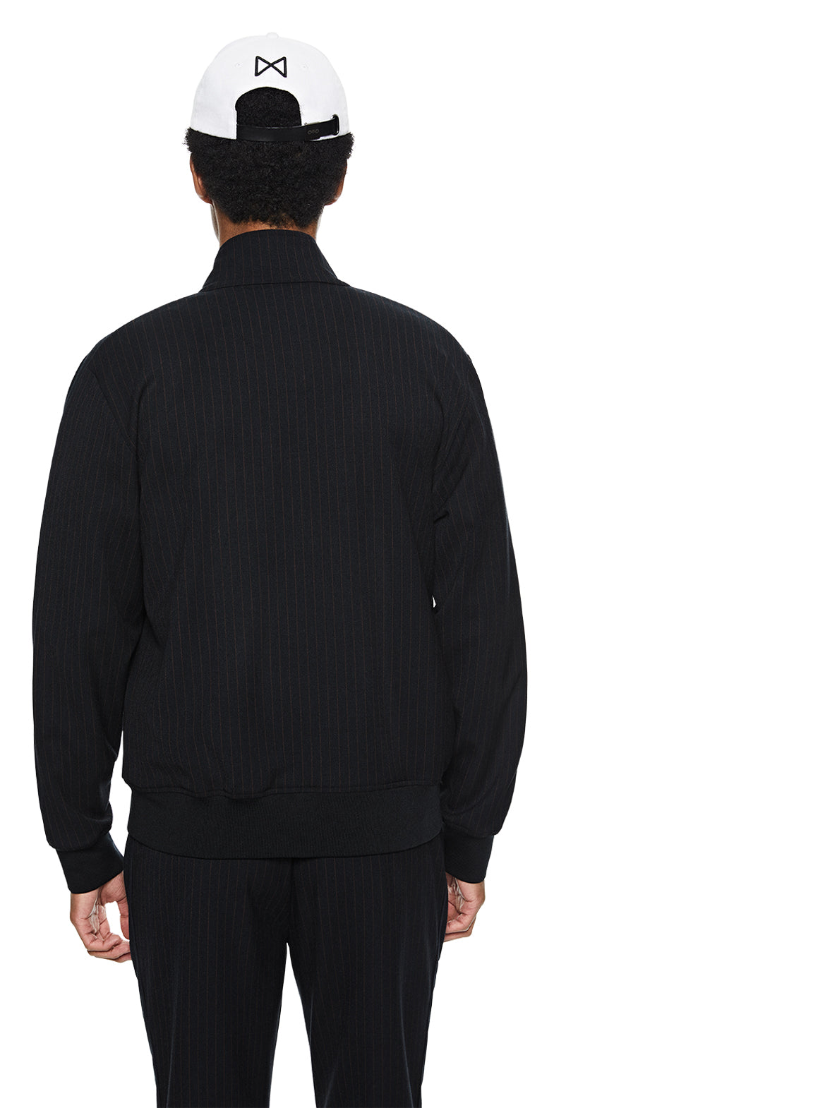 Pinstripe Track Jacket