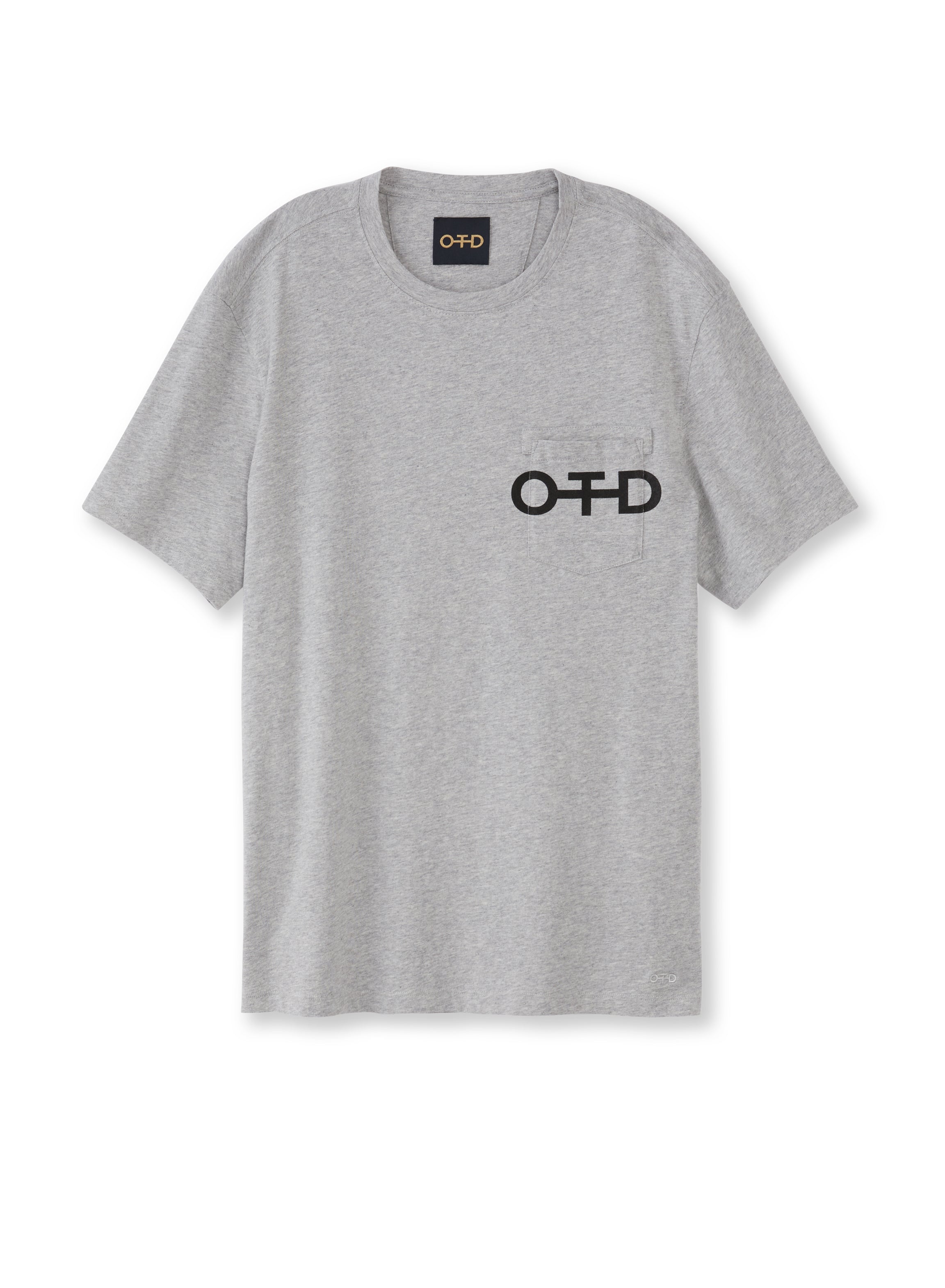 Graphic OTD Pocket Tee (Grey Heather)