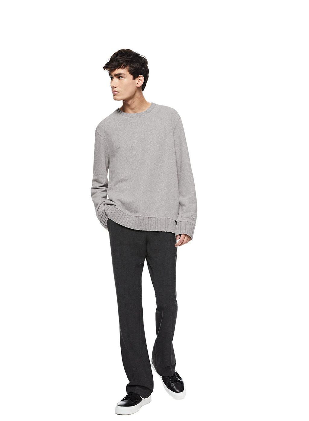 Signature Crewneck Sweatshirt (Grey Heather)