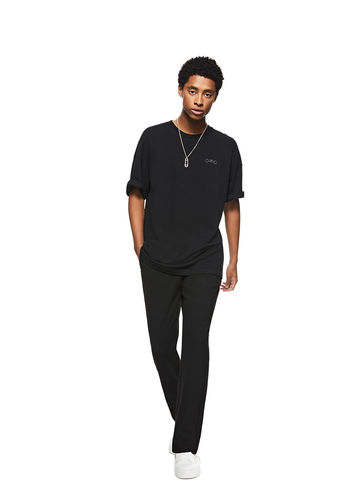 Oversized Crewneck Tee (Black)