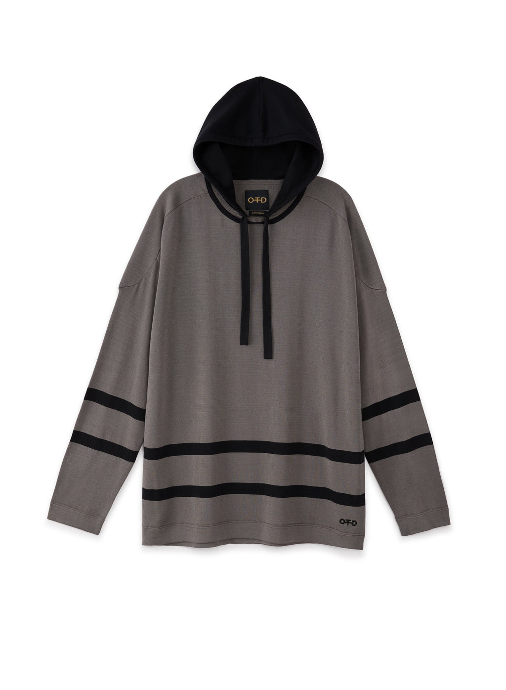 Oversized Hockey Sweater (Grey)