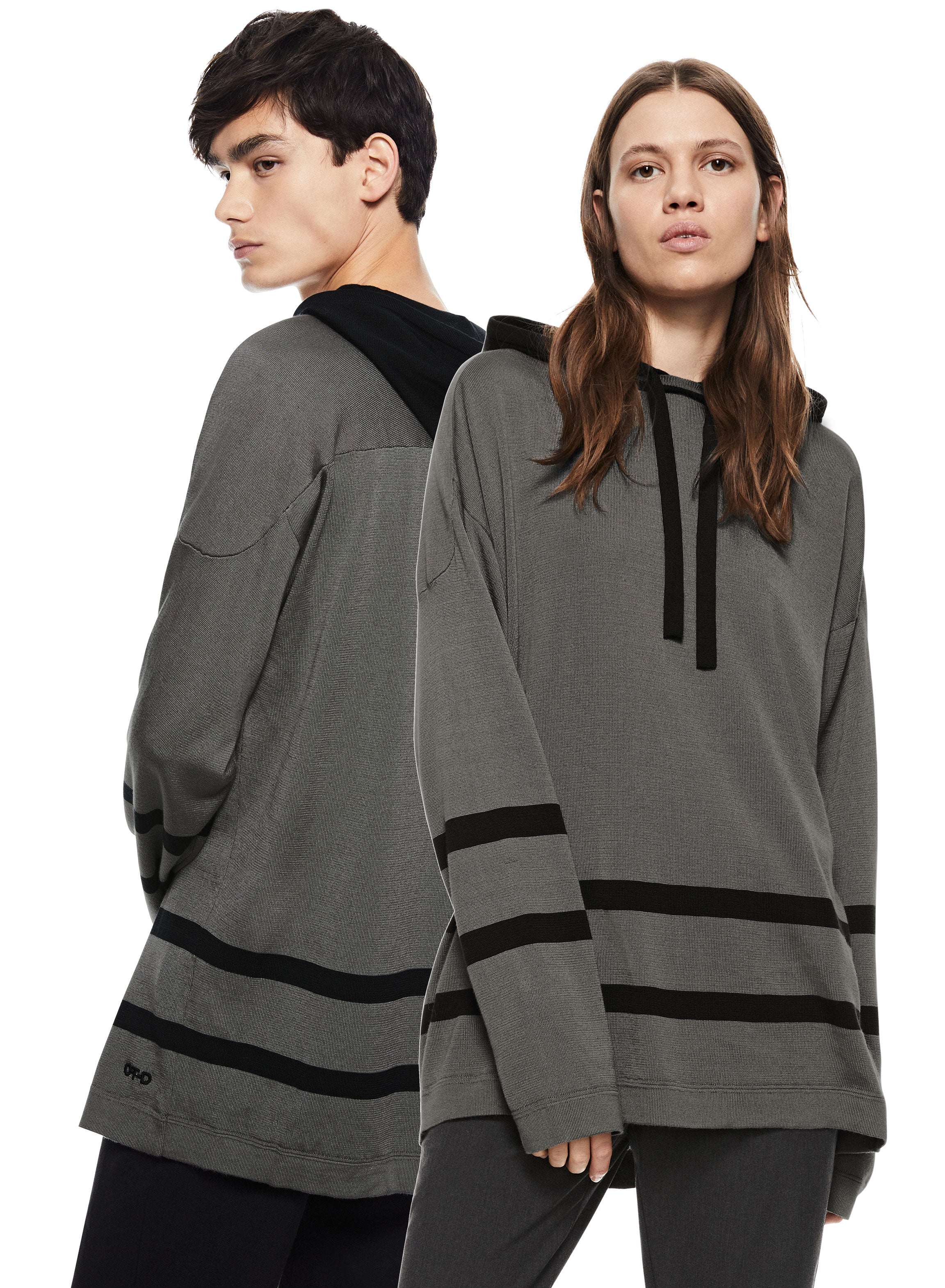 Oversized Hockey Sweater (Grey)