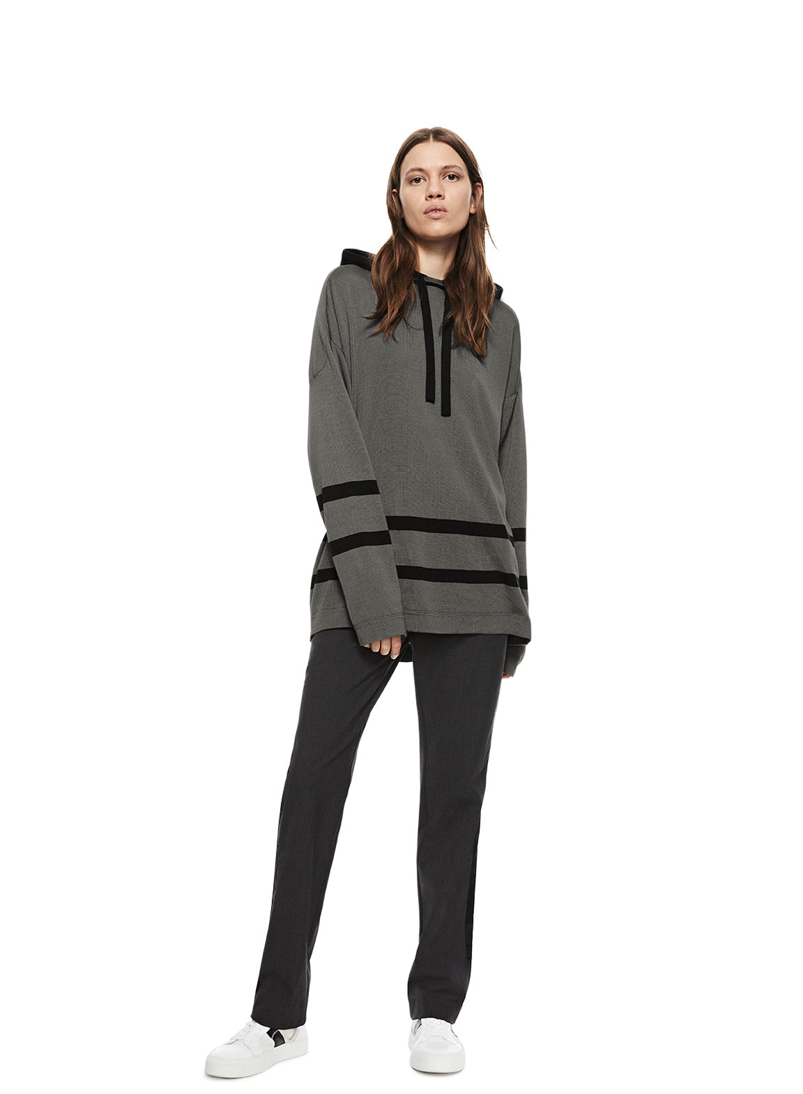 Oversized Hockey Sweater (Grey)