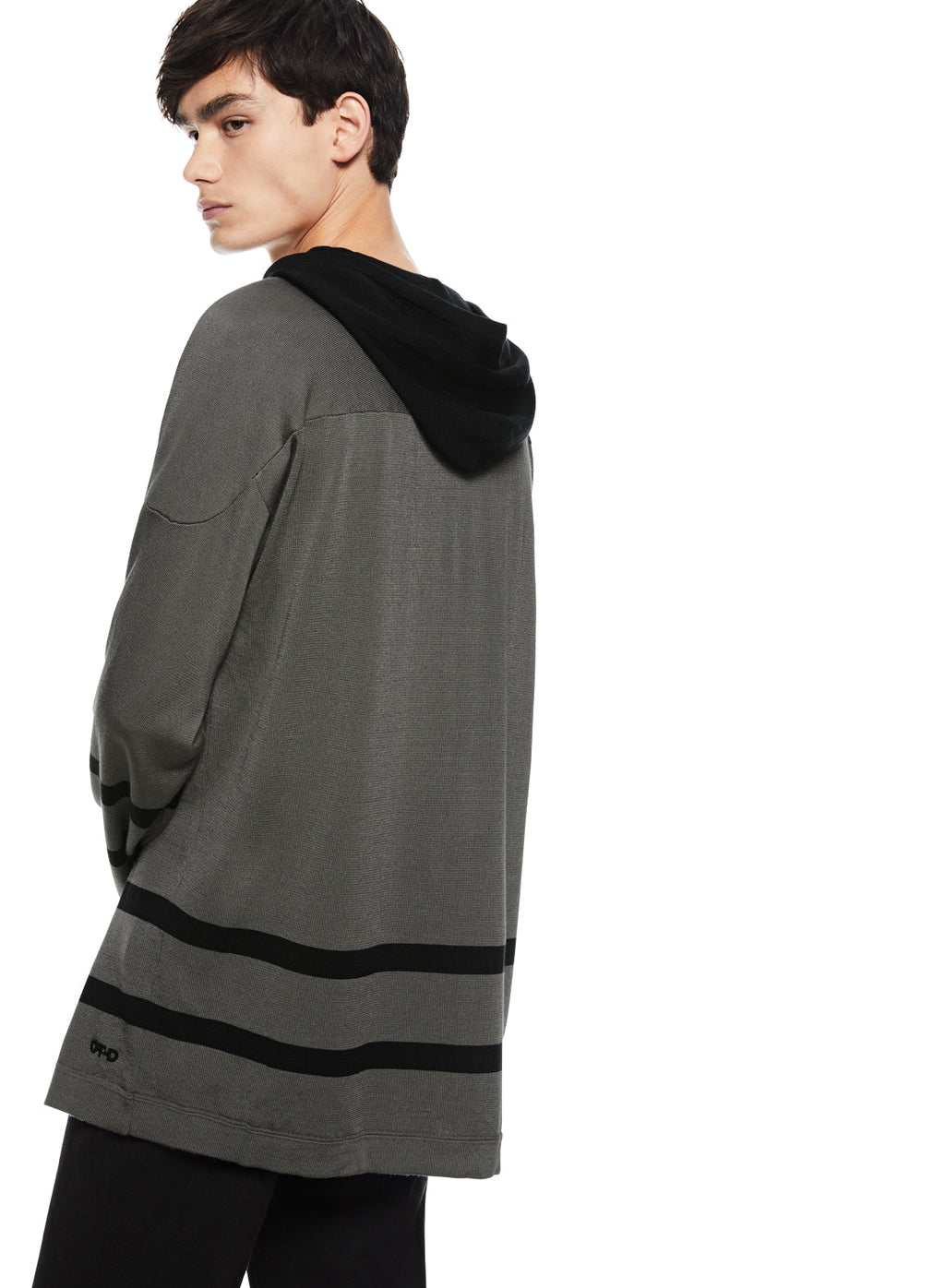 Oversized Hockey Sweater (Grey)