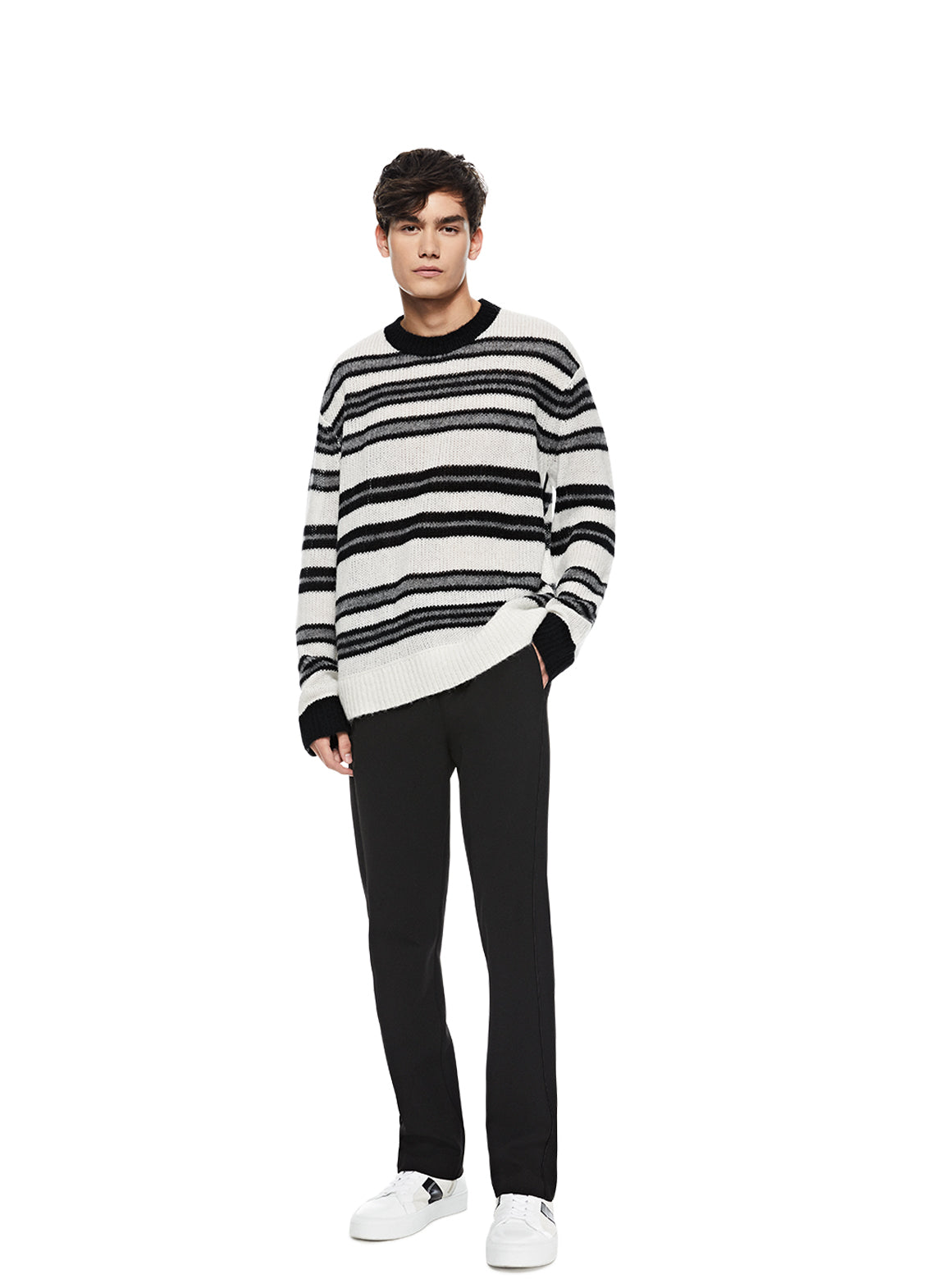 Alpaca Blend Crewneck Sweater