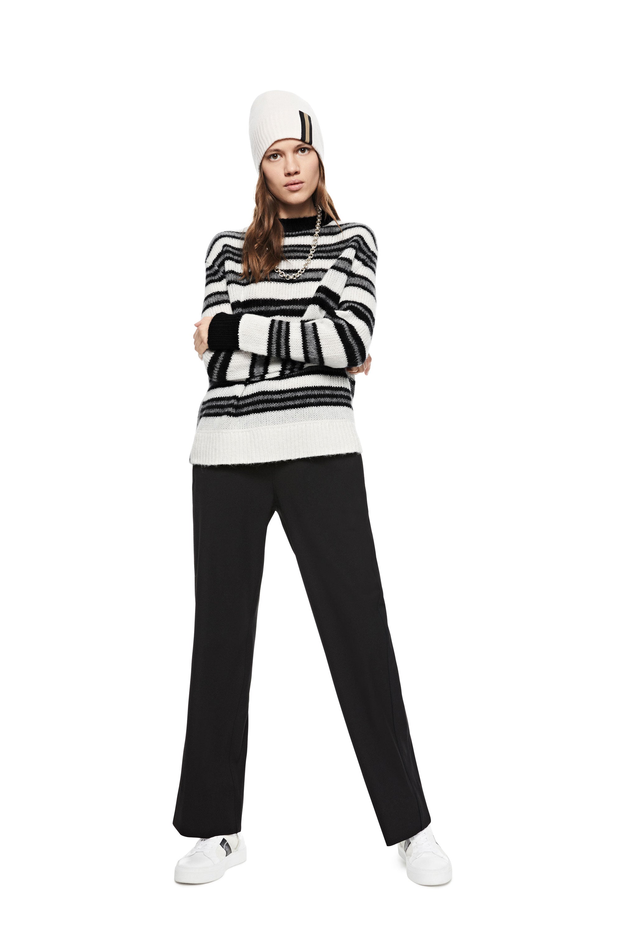 Alpaca Blend Crewneck Sweater