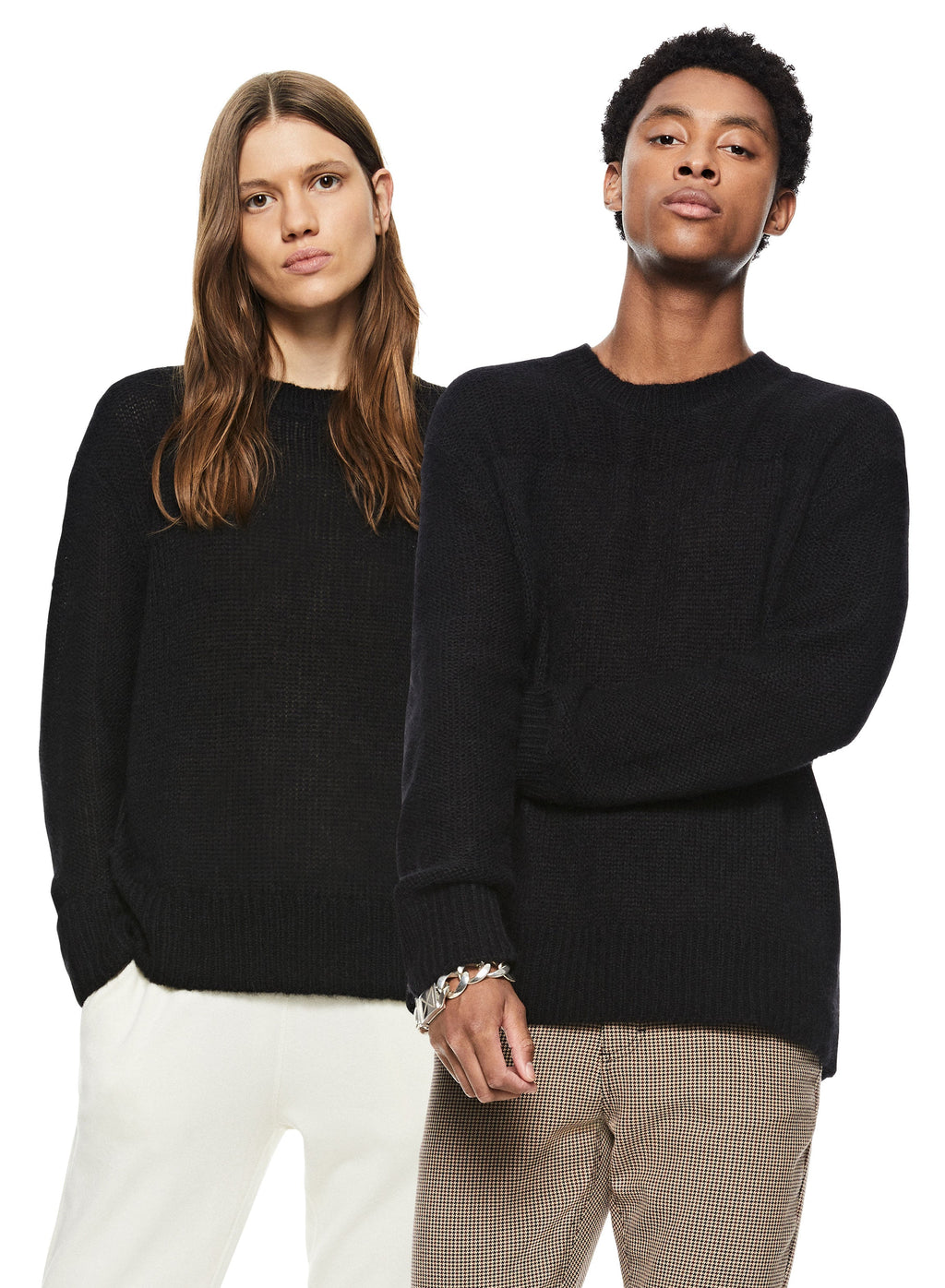 Alpaca Blend Sweater (Black)