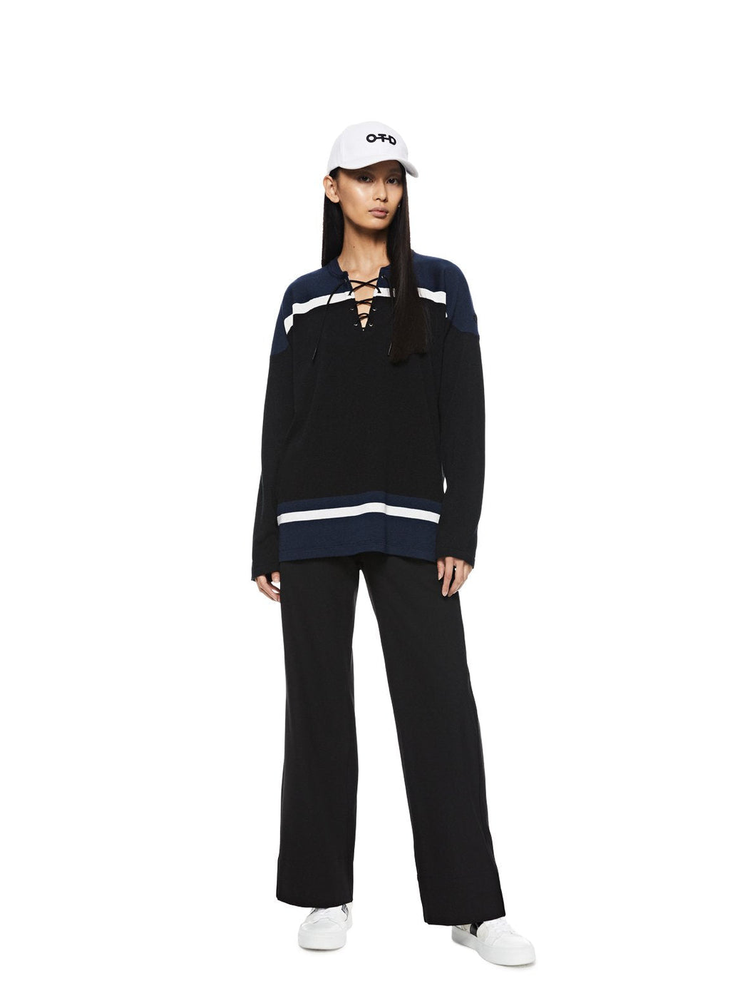 Lace-up Hockey Sweater