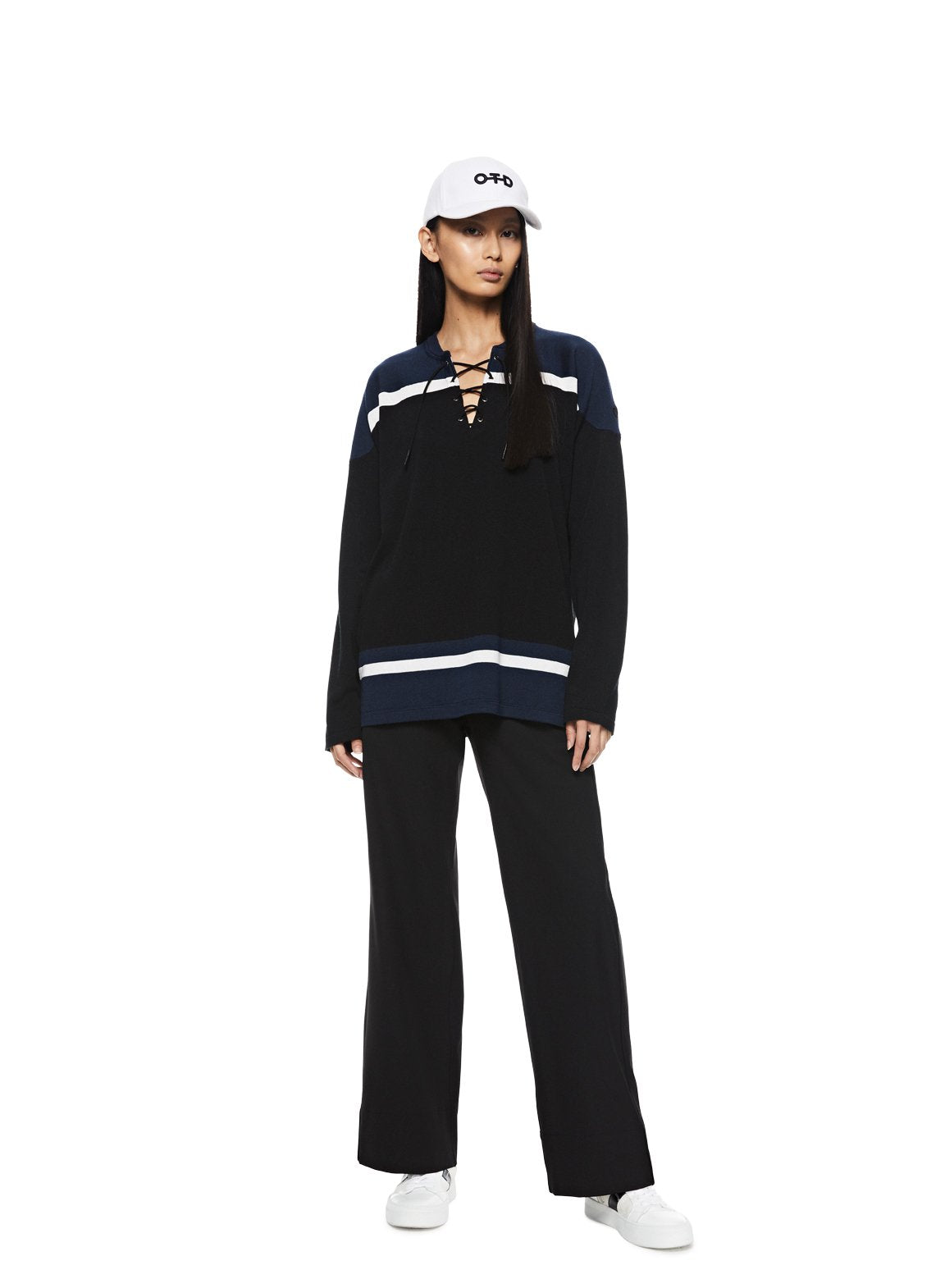 Lace-up Hockey Sweater