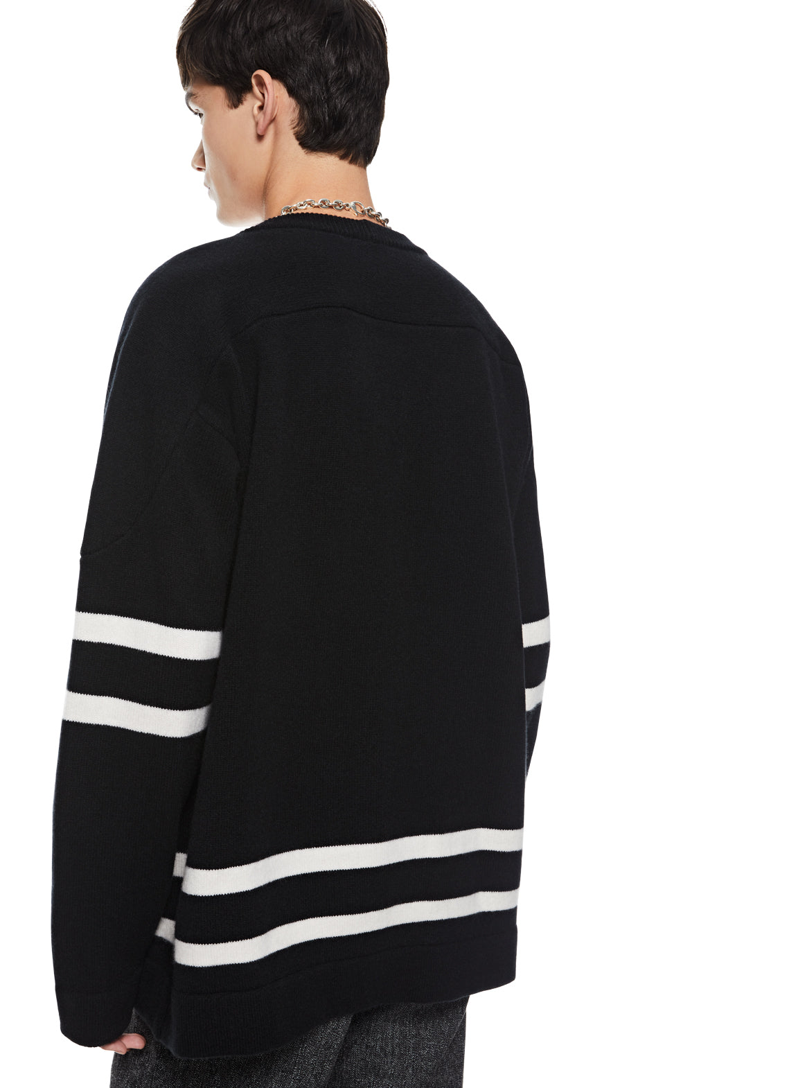 Cashmere-Blend Hockey Sweater
