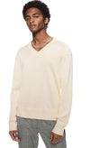 Commander V-Neck Sweater (Ivory)