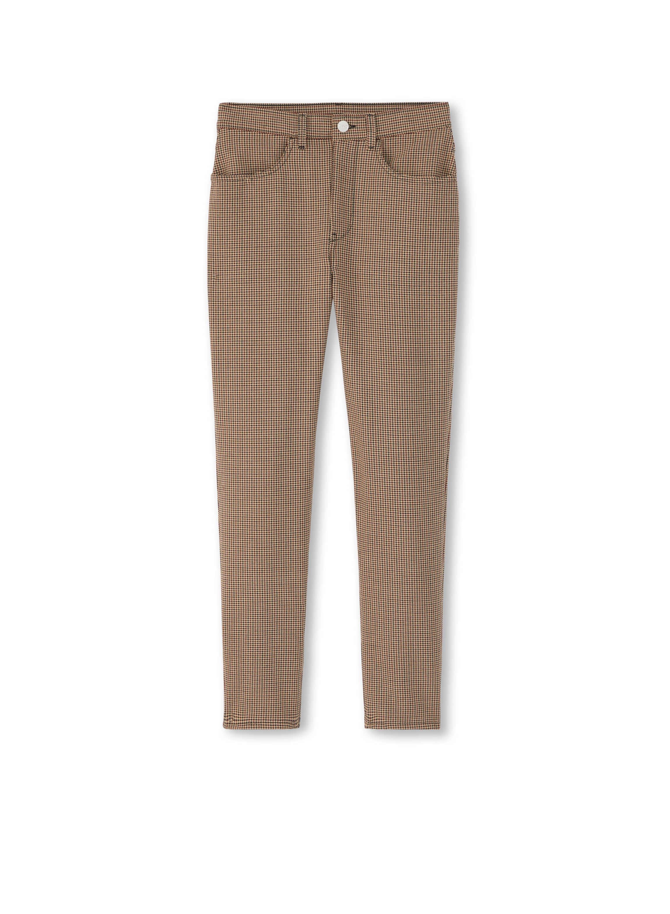Tapered Plaid Pant (Khaki Multi)