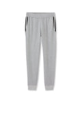 Signature Pocket Stripe Sweatpant (Light Grey Heather)