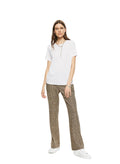 Linen-Blend Tee (Ivory)
