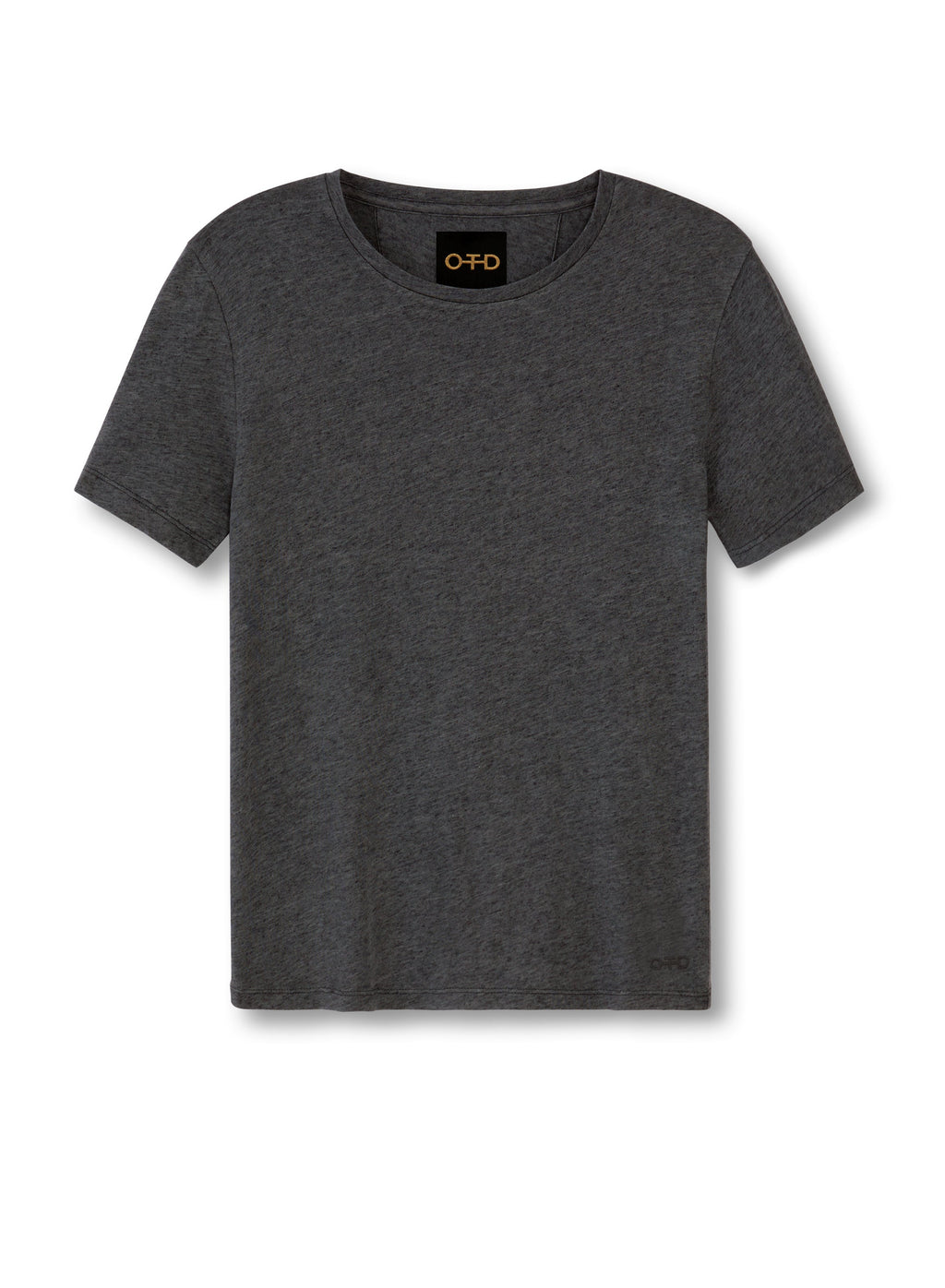 Shrunken Crewneck Tee (Charcoal Heather)