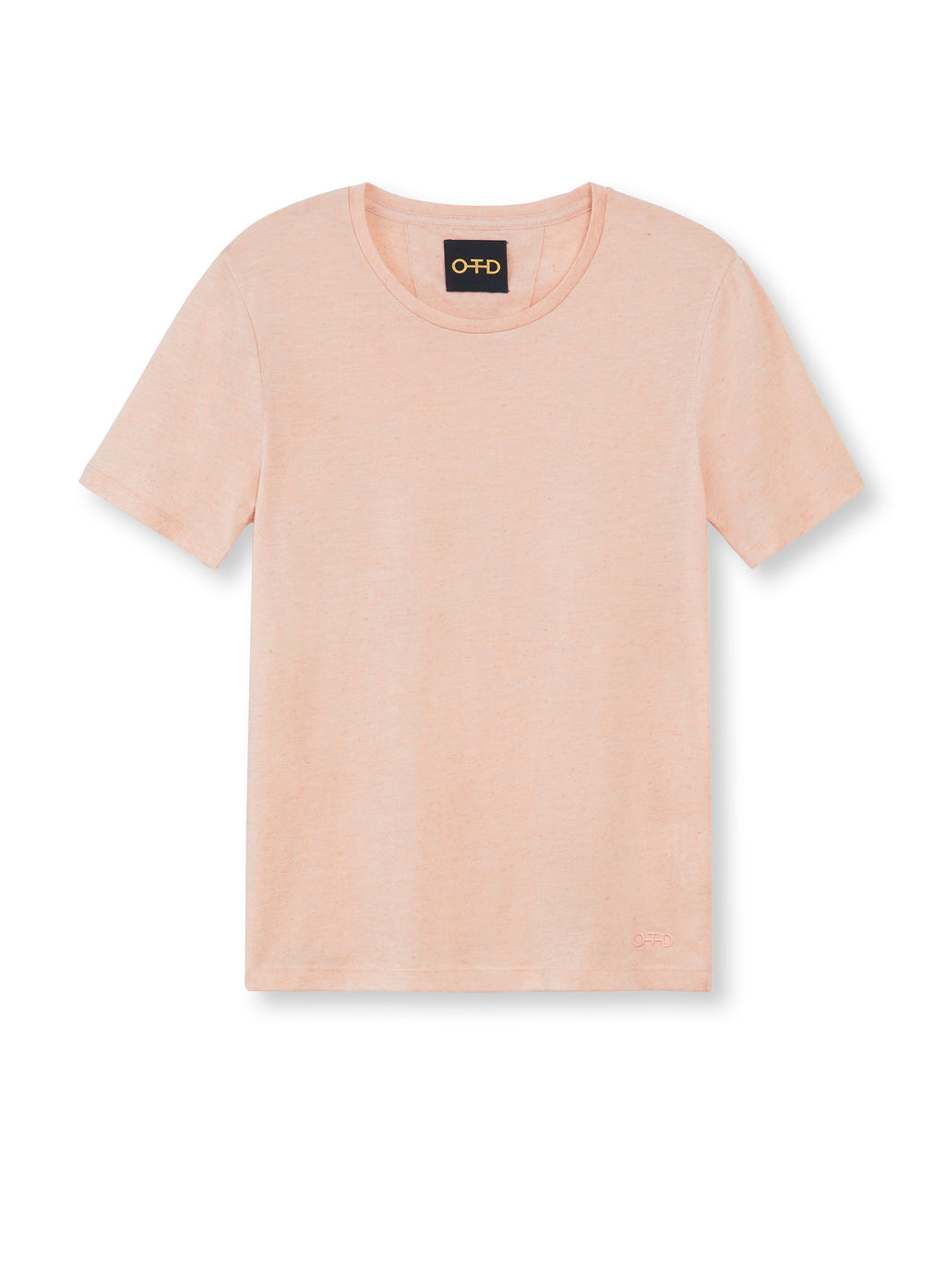 Shrunken Crewneck Tee (Pale Coral)