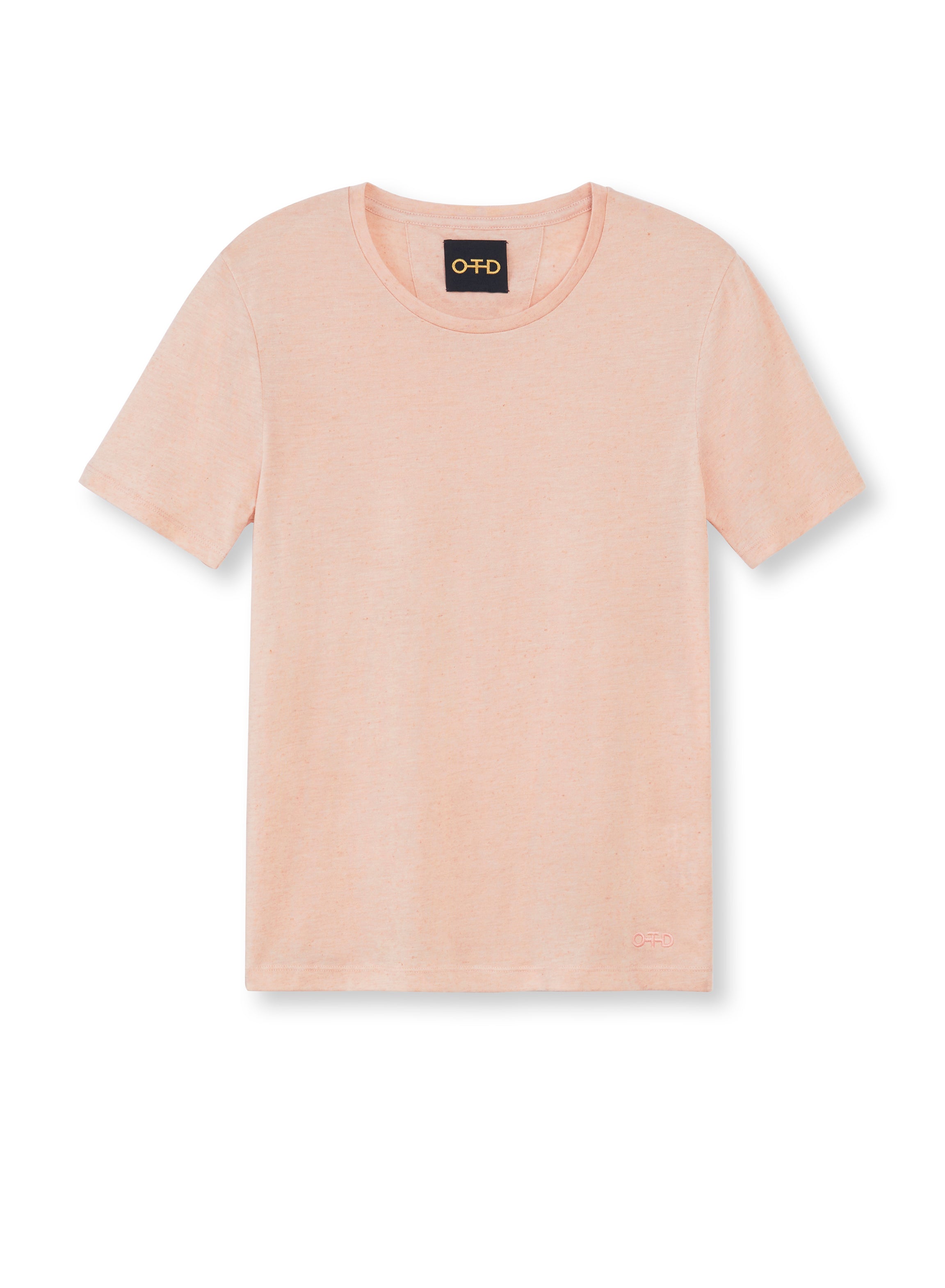 Shrunken Crewneck Tee (Pale Coral)
