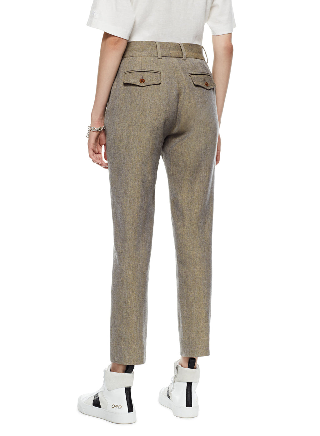 Tapered Shadow Stripe Pant (Sandstone)