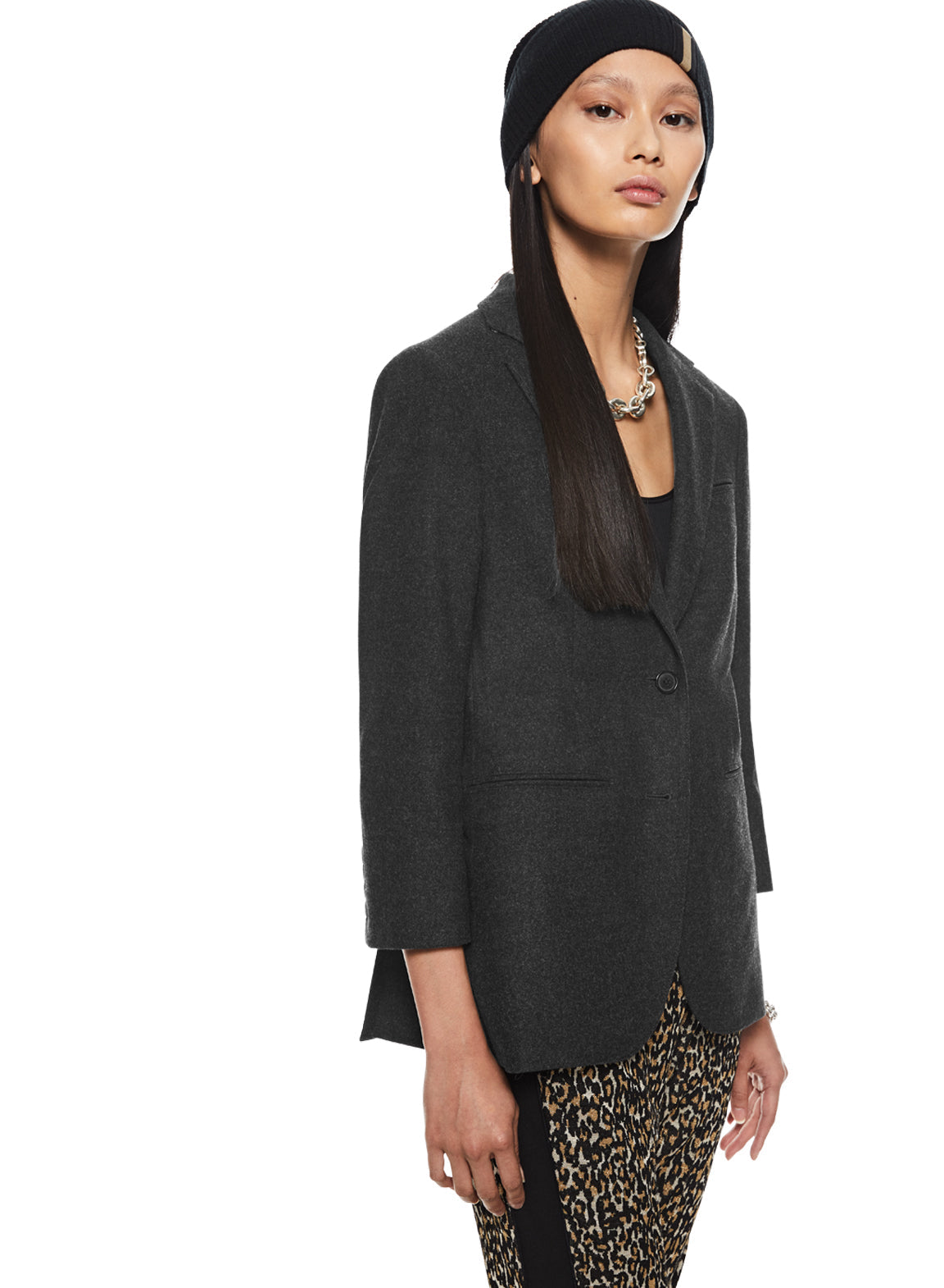 Wool Blend Blazer