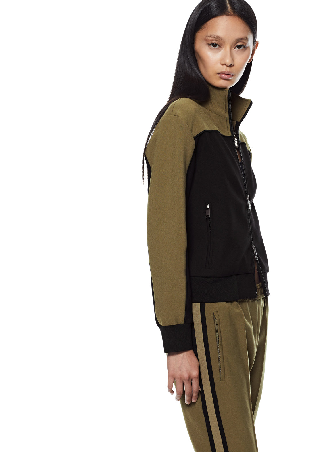 Colorblocked Track Jacket