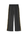 Wide Leg Track Pant (Charcoal Heather)