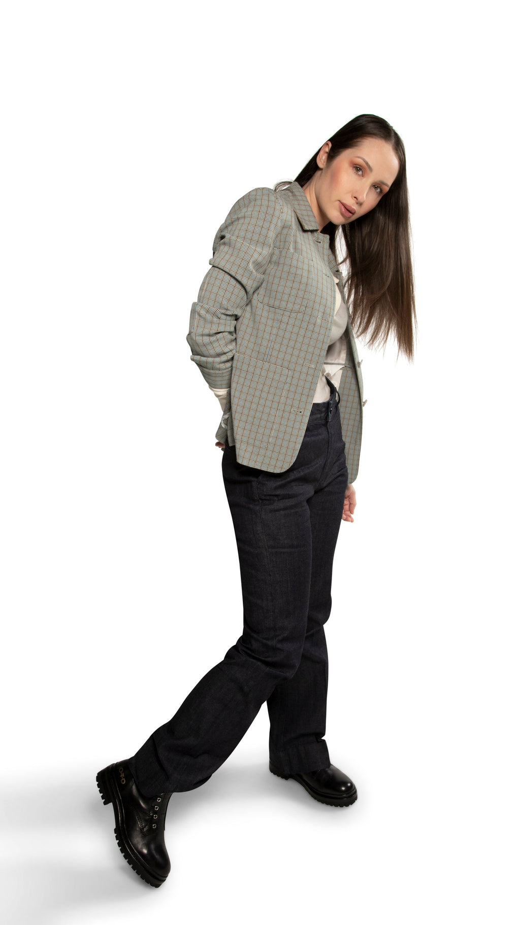 Button Front, Patch Pocket Task Jacket With Elbow Patches