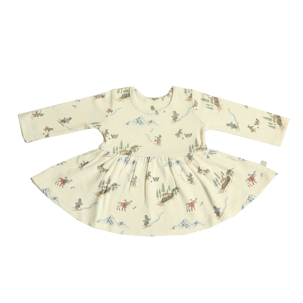 long sleeve twirl dress | mountain express