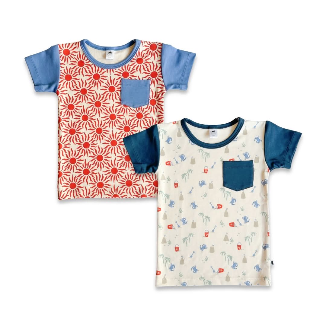 Baby/Kids' Bamboo Pocket T-Shirt | Sunkissed