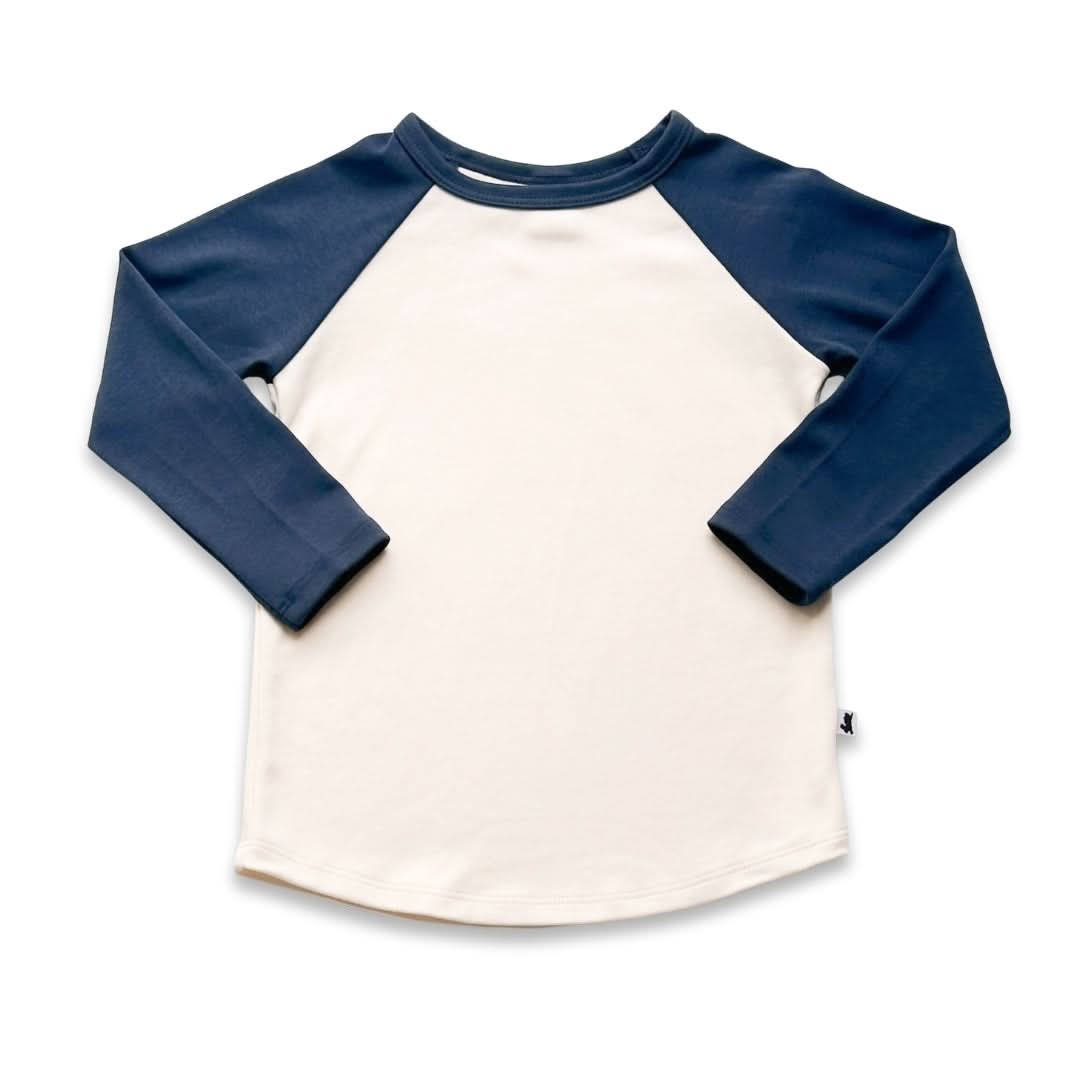 Baby/Kids Bamboo Baseball Shirt | Berry Cream