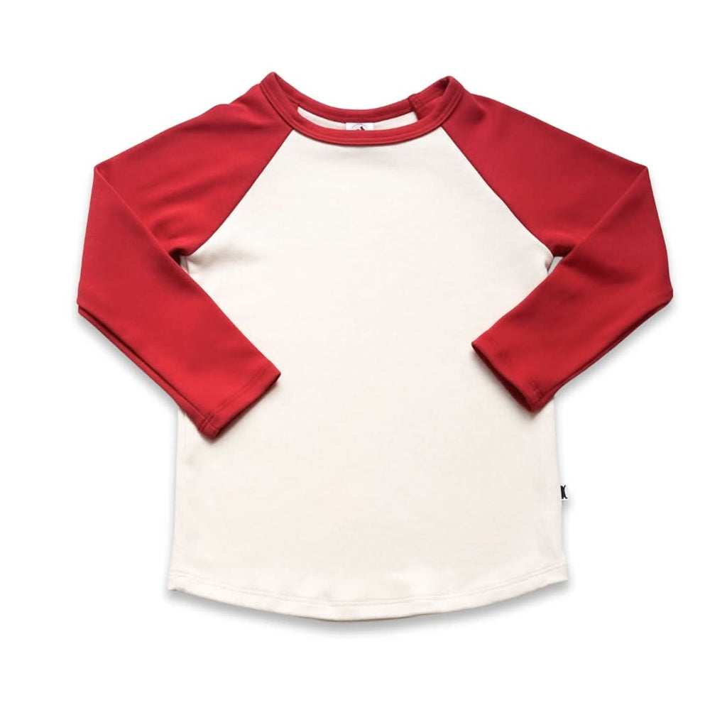 Baby/Kids Bamboo Baseball Shirt | Berry Cream