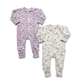 Bamboo Baby Zipper Footed Bodysuit | Saltwater Floral