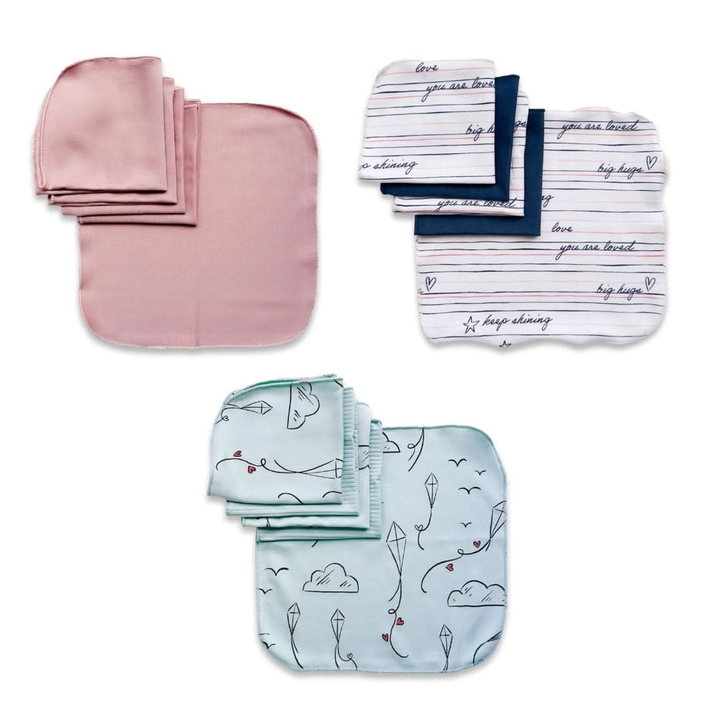 Bamboo Baby Washcloths (Pack Of 5) | Love Story