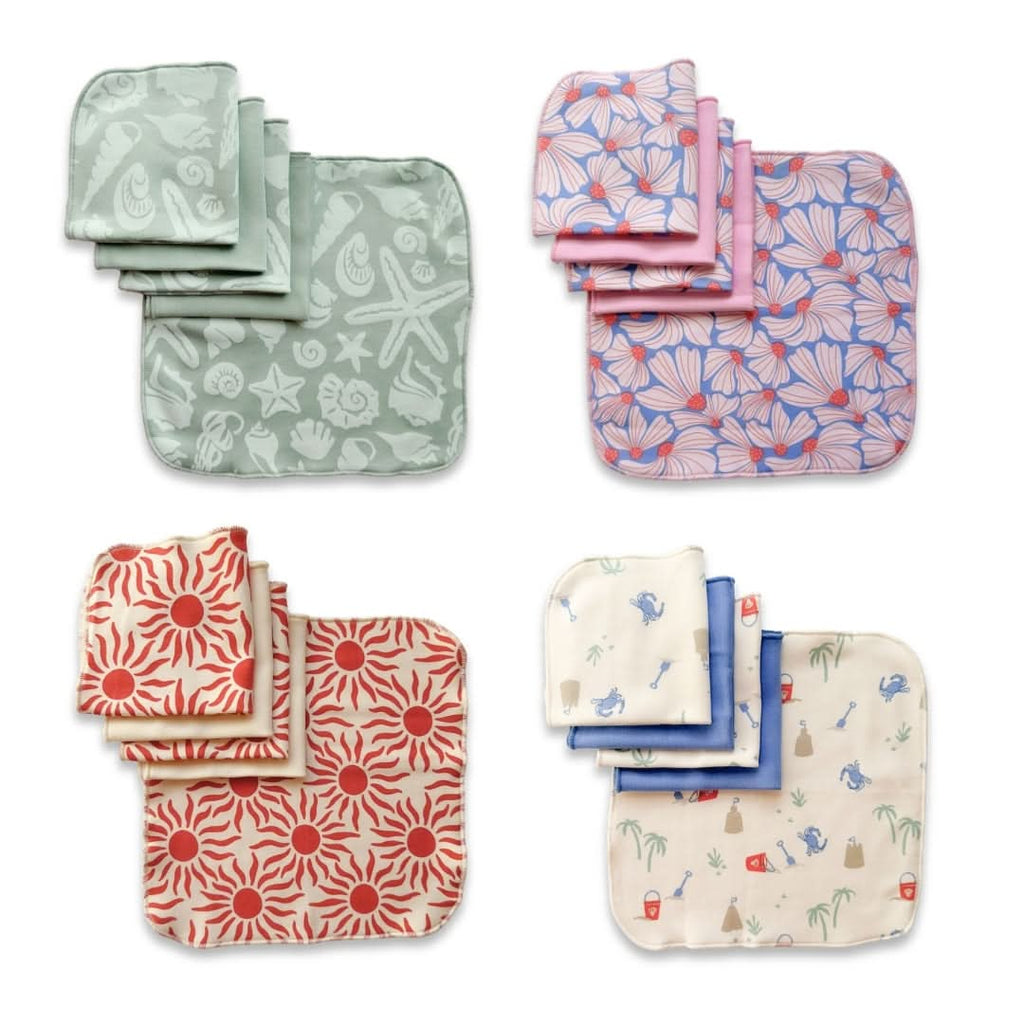 Bamboo Baby Washcloths (Pack Of 5) | Sunkissed