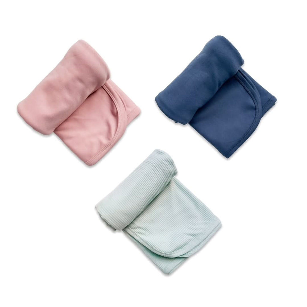 Baby Bamboo Swaddle Blanket | Rosewood