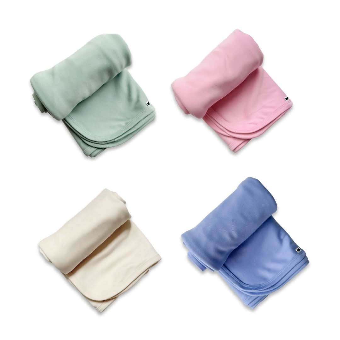 Baby Bamboo Swaddle Blanket | Taffy Pink