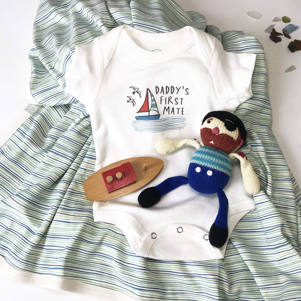 graphic bodysuit | daddy's first mate