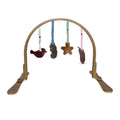 play gym | all wood - dark feather