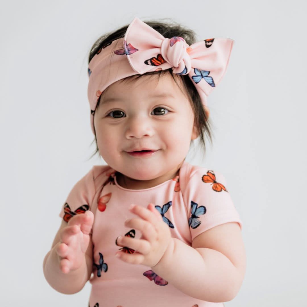 Baby/Kids' Bamboo Headwrap | Bison Plaid