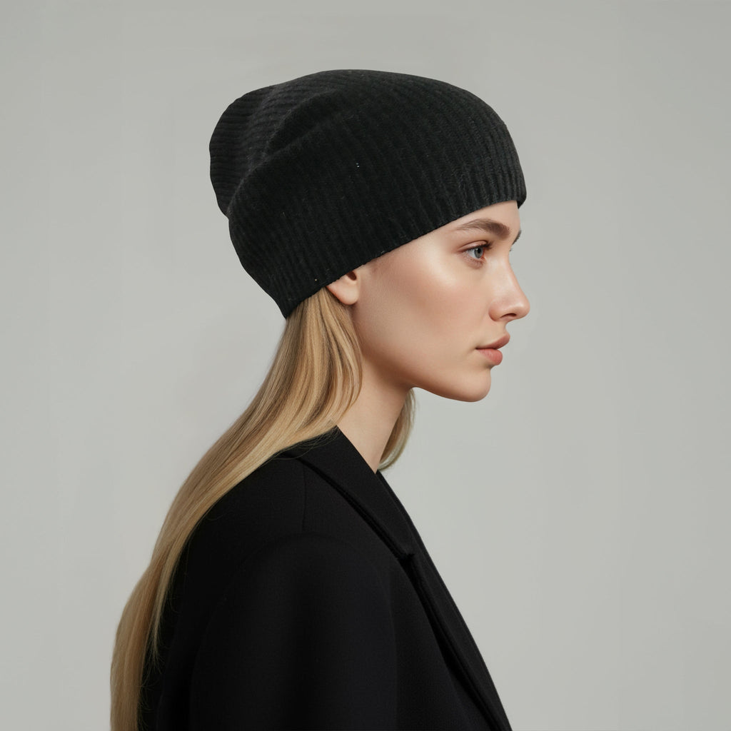 RIBBED SLOUCHY HAT