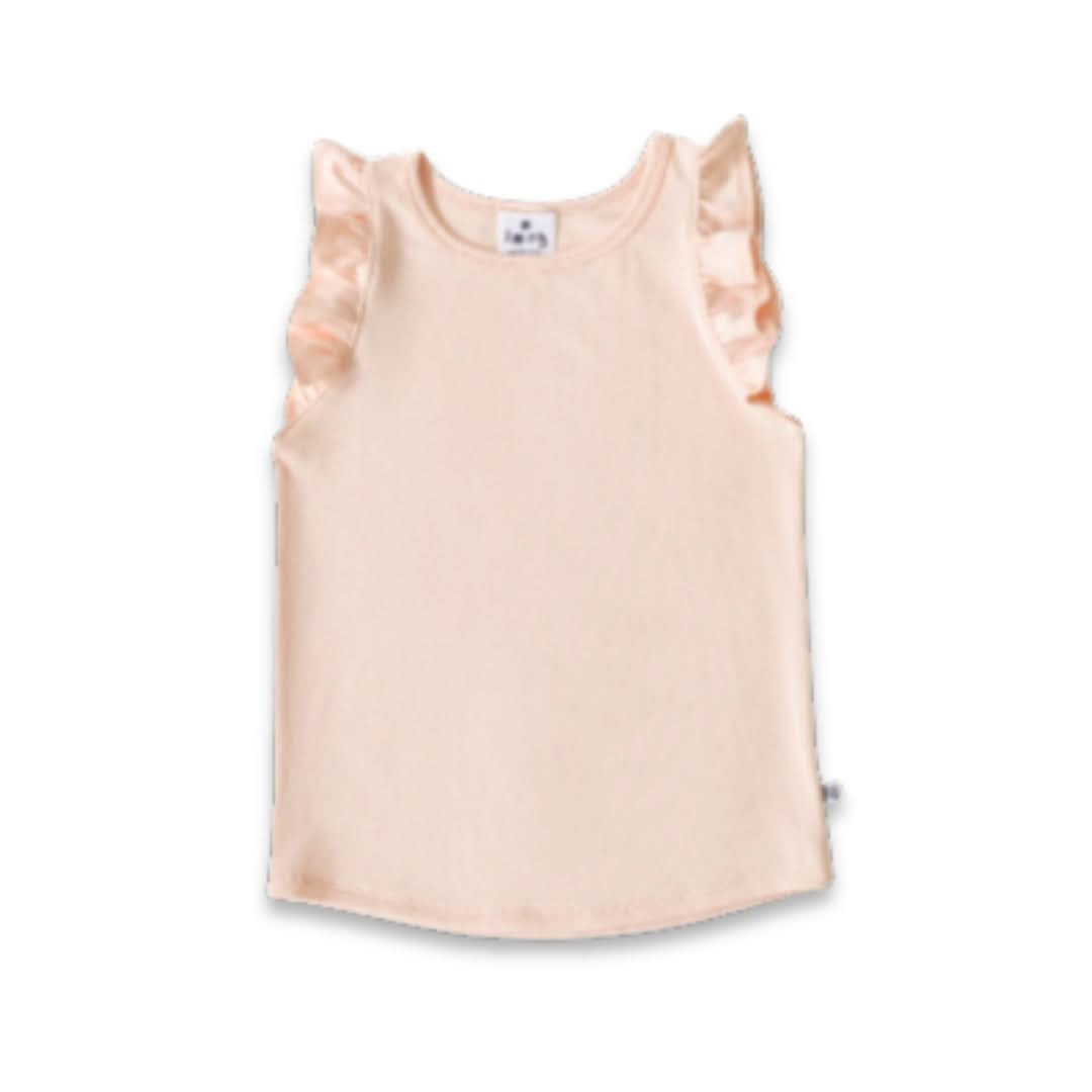 Baby/Kids' Bamboo Ruffle Shoulder | Rosewood