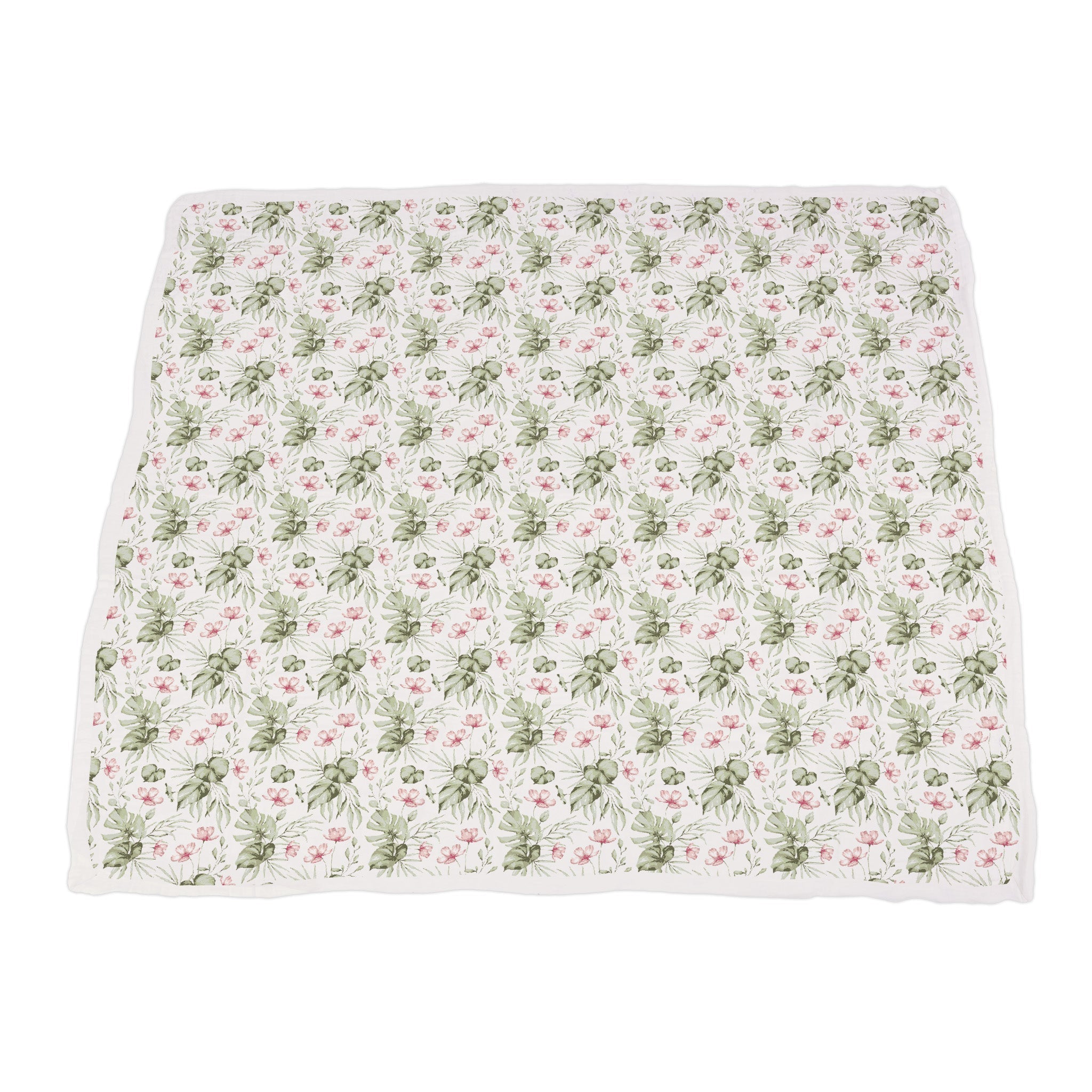 Silver Pink Orchid and Little Leopard Newcastle Blanket