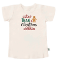graphic tee | christmas cookie